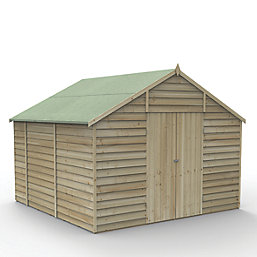 Forest 4Life 10' x 9' 6" (Nominal) Apex Overlap Timber Shed