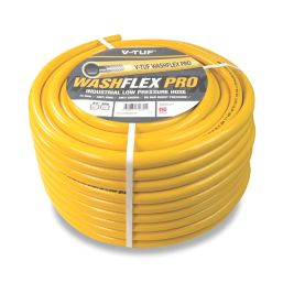 V-Tuf Washflex Pressure Washer Hose Yellow 3/4" x 50m