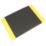 COBA Orthomat Anti-Fatigue Floor Mat Black/Yellow 1.5m x 0.9m x 9mm
