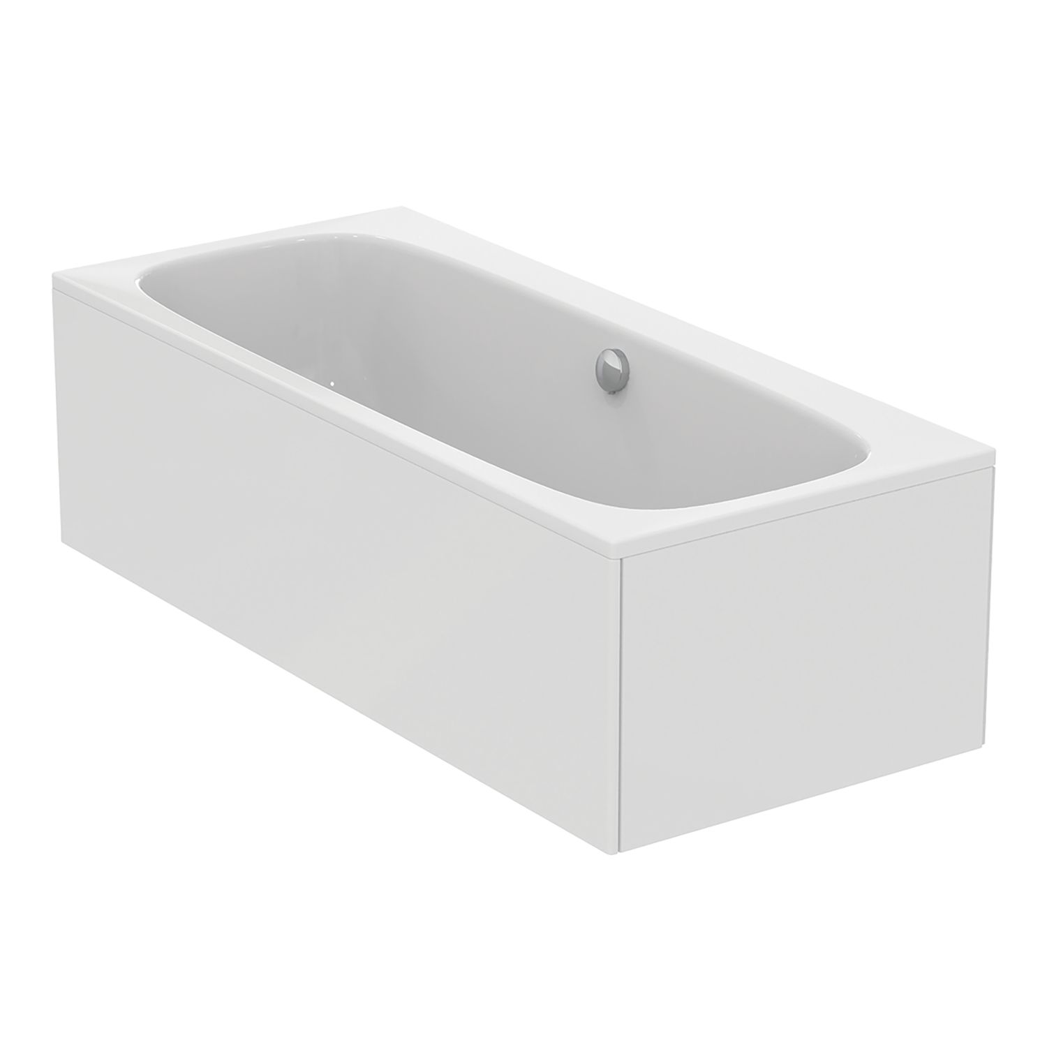 Ideal Standard i.life T477701 Double-Ended Bath Acrylic No Tap Holes 1800mm x 800mm (175HM)