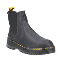 Dr Martens Eaves   Safety Dealer Boots Black Size 10