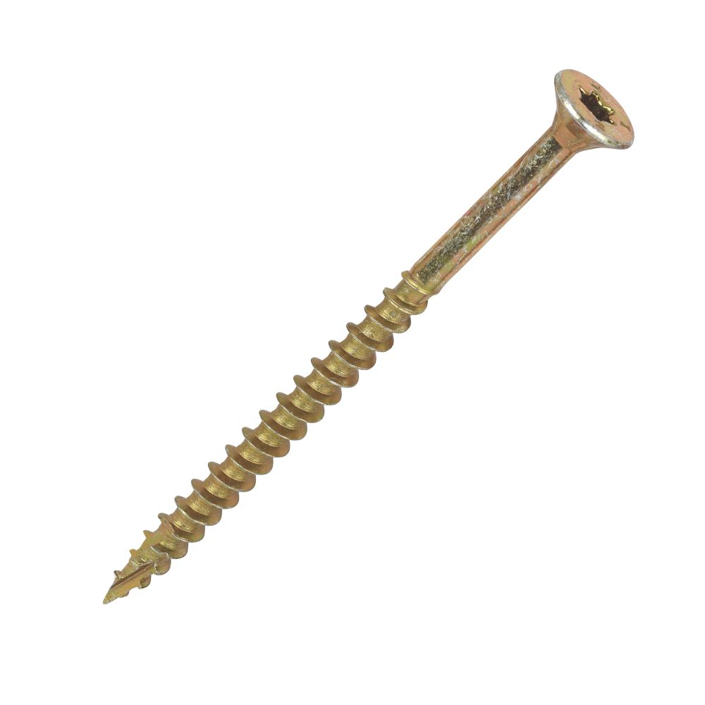 Timco C2 Clamp-Fix TX Double-Countersunk  Multipurpose Clamping Screws 6mm x 90mm 100 Pack