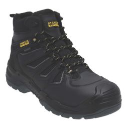 Stanley FatMax Mountford Size 7 Black Waterproof Steel Toe Cap Safety Boots Screwfix