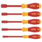 Wiha  Mixed  VDE Hexagon Nut Drivers 5 Piece Set