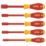 Wiha  Mixed  VDE Hexagon Nut Drivers 5 Piece Set