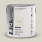 LickPro 2.5Ltr 9002 Satin Water-Based Trim Paint