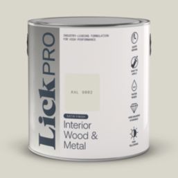 LickPro 2.5Ltr 9002 Satin Water-Based Trim Paint