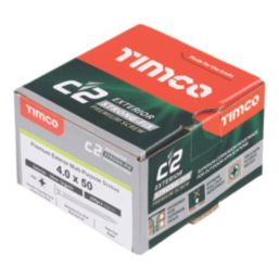 Timco  PZ Double-Countersunk  Multipurpose Premium Screws 4mm x 50mm 200 Pack