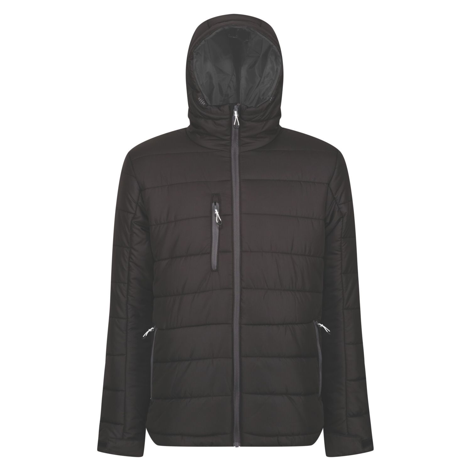 Regatta Navigate Thermal Jacket Black/Seal Grey Small 37.5" Chest (175VF)