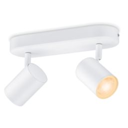 WiZ Imageo RGB & White LED Wifi-Connected 2 Adjustable Spotlights White 10W 690lm