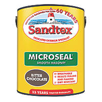 Sandtex Ultra Smooth Masonry Paint Bitter Chocolate 5Ltr