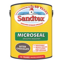 Sandtex  Ultra Smooth Bitter Chocolate Masonry Paint 5Ltr