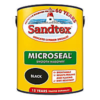 Sandtex Ultra Smooth Masonry Paint Black 5Ltr