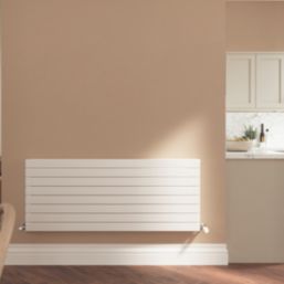 Flomasta  578mm x 1400mm 5159BTU White Horizontal Designer Radiator