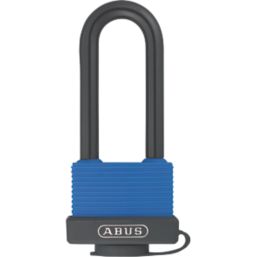 Abus Aquasafe Brass  Weatherproof Long Shackle  Padlock 49mm