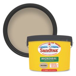 Sandtex 10Ltr Ultra Smooth Mid Stone Masonry Paint