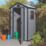 Rowlinson Airevale 4' x 3' (Nominal) Apex Plastic Storage Shed Light Grey