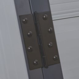 Rowlinson Airevale 4' x 3' (Nominal) Apex Plastic Storage Shed Light Grey