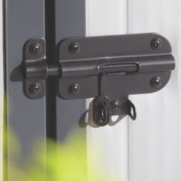 Rowlinson Airevale 4' x 3' (Nominal) Apex Plastic Storage Shed Light Grey