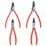 Knipex  Circlip Pliers in Tool Roll 4 Pieces