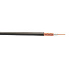 Time GT100 Black 1-Core Round Coaxial Cable 25m Drum