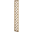 Forest Hidcote Softwood Rectangular Garden Trellis 1' x 6' 10 Pack