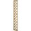 Forest Hidcote Softwood Rectangular Garden Trellis 1' x 6' 10 Pack