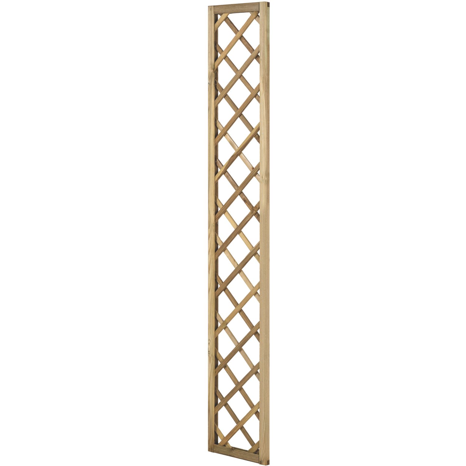 Forest Hidcote Softwood Rectangular Garden Trellis 1' x 6' 10 Pack (176KP)