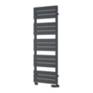 Reina 1424mm x 500mm 2291BTU Anthracite Flat Designer Towel Radiator