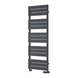 Reina 1424mm x 500mm 2291BTU Anthracite Flat Designer Towel Radiator