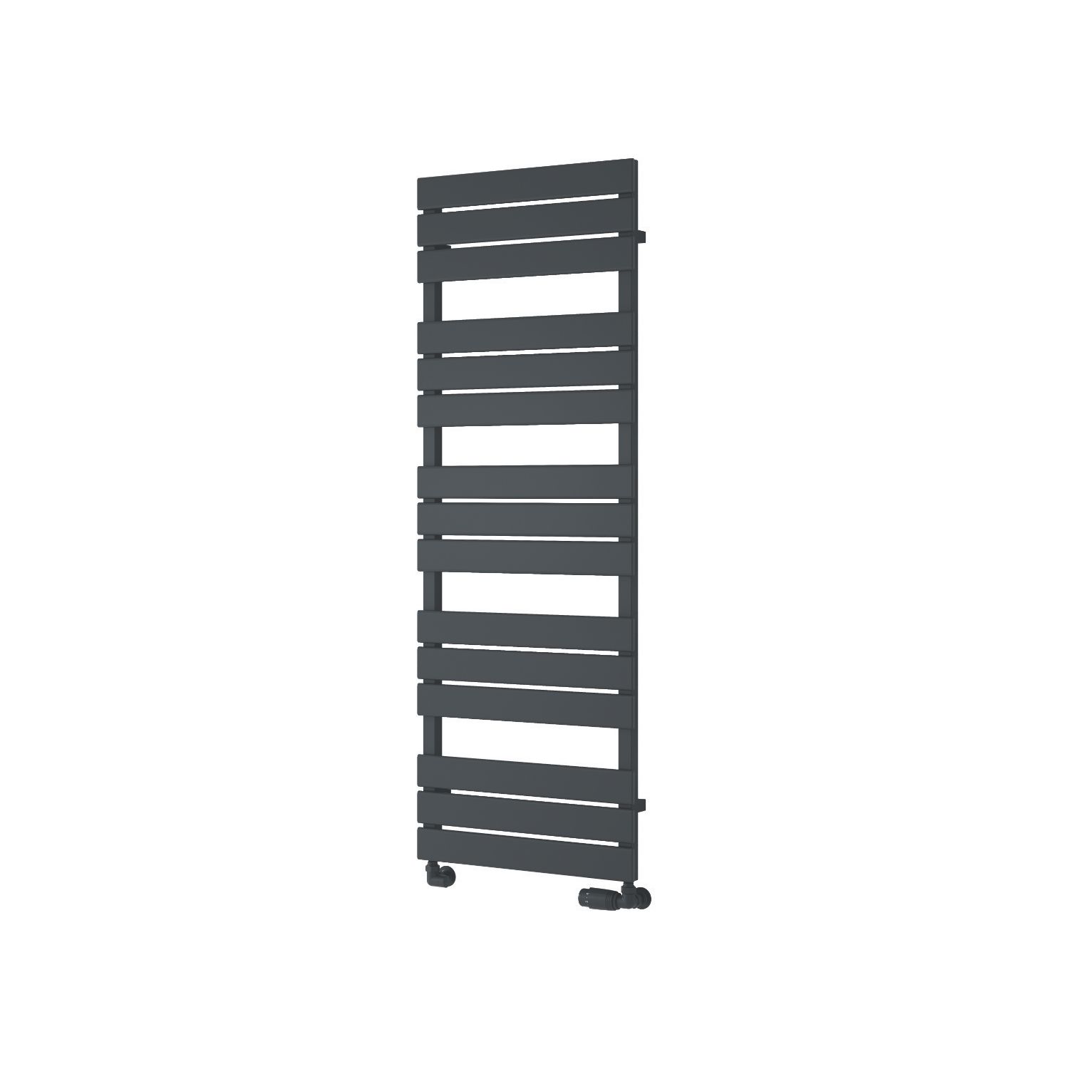Reina 1424mm x 500mm 2291BTU Anthracite Flat Designer Towel Radiator (176LG)