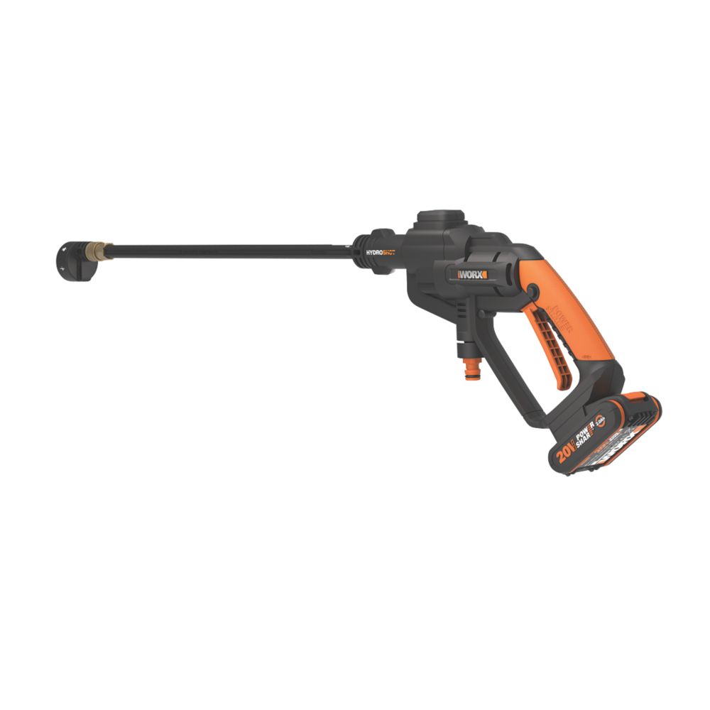 Worx Hydroshot 22bar 20V 2 x 2.0Ah Li Ion PowerShare Cordless