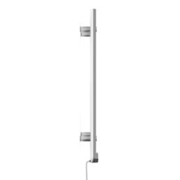 Terma 800mm x 500mm 682BTU Chrome Flat Electric Towel Radiator