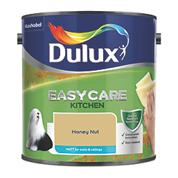 Dulux Easycare Matt Honey Nut Emulsion Kitchen Paint 2.5Ltr
