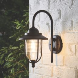 Zink Eris Outdoor Wall Light Fitting Black