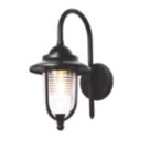 Zink Eris Outdoor Wall Light Fitting Black