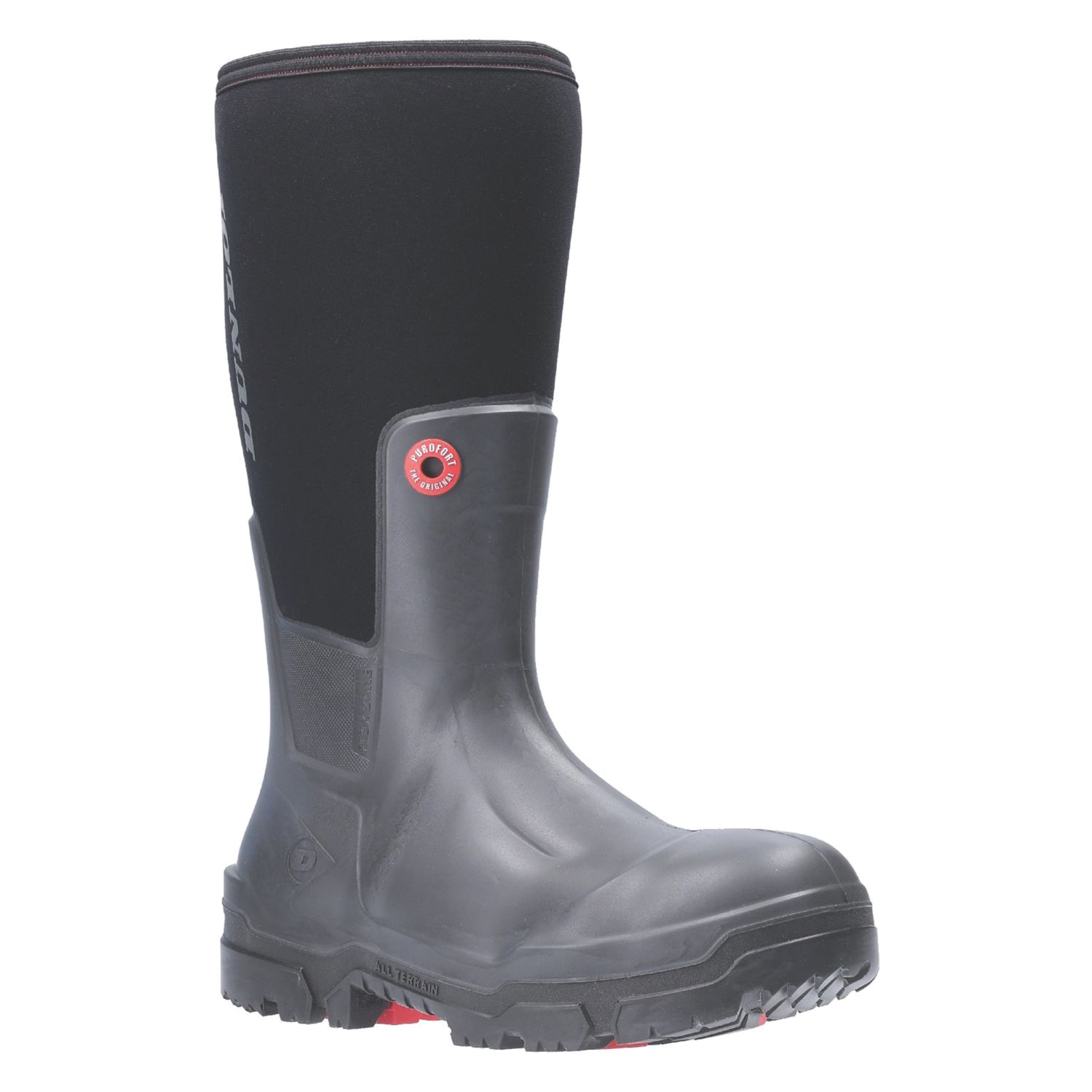Dunlop Snugboot Pioneer Size 6 Black Non Safety Wellies (176XR)