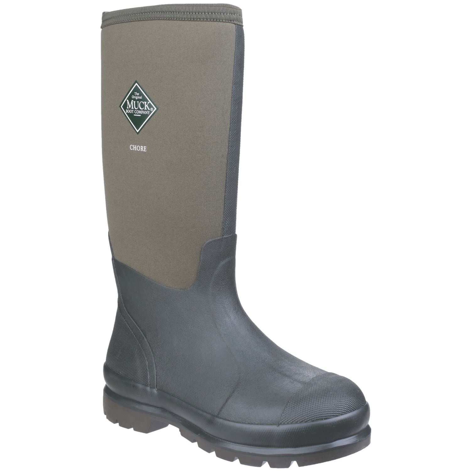 Muck Boots Chore Classic Hi Patterned Size 5 Moss Non Safety Wellies (176YG)