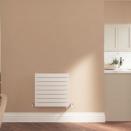 Flomasta  578mm x 600mm 1245BTU White Horizontal Designer Radiator