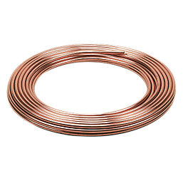 Wednesbury Microbore Copper Coil Pipes 10mm x 25m