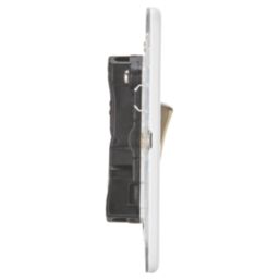 Knightsbridge  10AX 3-Gang 2-Way Light Switch  Matt White