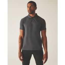 Regatta Pro 50 / 50 Pique Polo Shirt Solid Grey Medium 40.9" Chest
