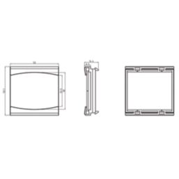 Knightsbridge NETBR2GGY Modular Brush Flex Outlet Grey