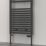 Reina Modal TRV 15mm x 15mm Black Straight & L/S Designer Thermostatic Radiator Valve & Lockshield