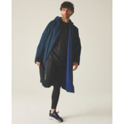 Regatta  Waterproof Changing Robe Navy / New Royal Medium / Large Size 61" Chest