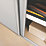 Spacepro Classic 2-Door Sliding Wardrobe Door Kit Cashmere Frame Cashmere Panel 1489mm x 2260mm