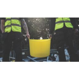 Red Gorilla  Polyethylene Tub Yellow 75Ltr