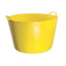 Red Gorilla  Polyethylene Tub Yellow 75Ltr