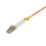 Labgear Duplex Multi Mode Orange LC- LC OM1 LSZH Fibre Optic Cable 3m