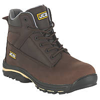 JCB Workmax+   Safety Boots Dark Brown Size 10